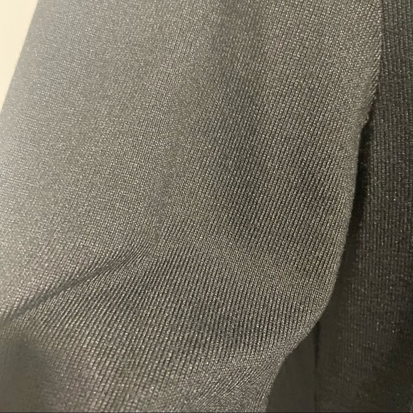 Denim & Co. Ribbed Open Front Cardigan Black XS - Picture 4 of 7